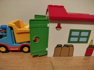 Camión y garaje Playmobil 123