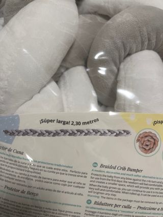 Trenza protectora cuna