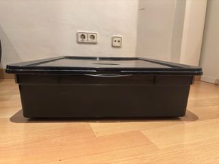 Caja Almacenaje Negra 78x56x17cm