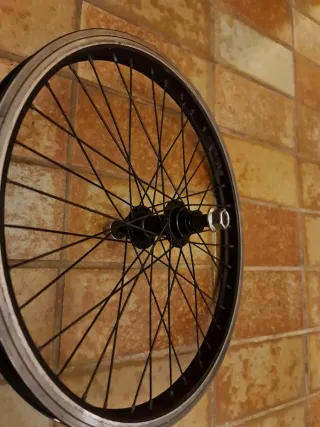 Rueda delantera BMX 20" Eje 14mm Street Freestyle