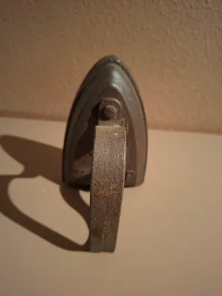 Plancha antigua de hierro