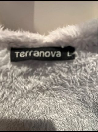 Felpa imbottita con cappuccio blu