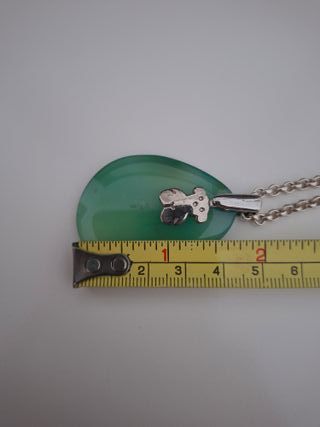 Collar Tous Plata y Aventurina Verde