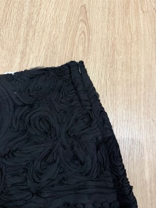 Falda pantalón fiesta Zara negra XL