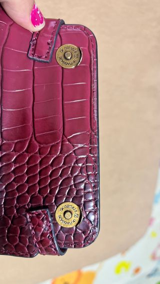 Bolso Guess Rojo Cocodrilo Nuevo