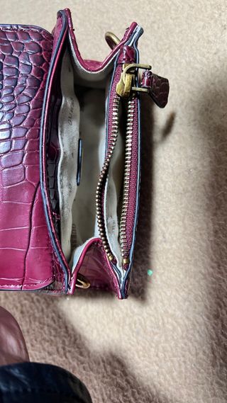 Bolso Guess Rojo Cocodrilo Nuevo