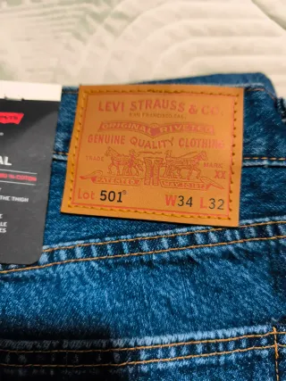 Levi's 501 Original W34 L32 Nuevos