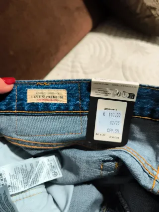 Levi's 501 Original W34 L32 Nuevos