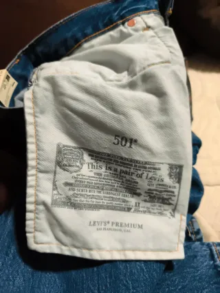 Levi's 501 Original W34 L32 Nuevos