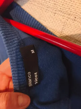 Jersey de punto azul