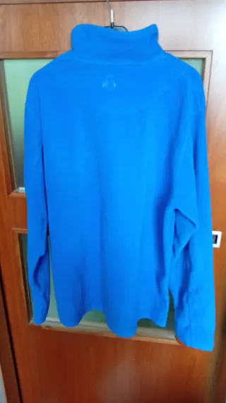 Polar azul con cremallera