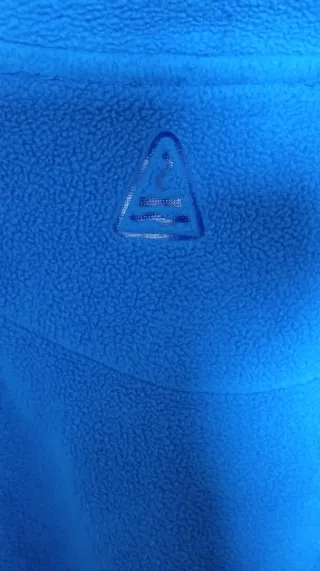 Polar azul con cremallera