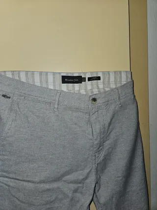 Pantalones Massimo Dutti Talla 42 Gris