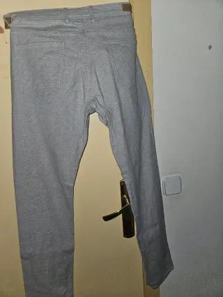 Pantalones Massimo Dutti Talla 42 Gris