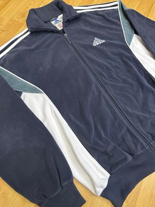 Chaqueta Adidas Piel Melocotón Talla M vintage 90s