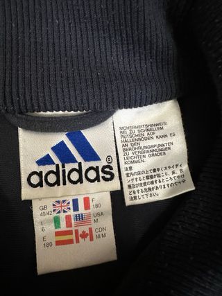 Chaqueta Adidas Piel Melocotón Talla M vintage 90s