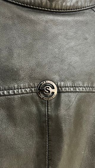 Chaqueta de piel Salsa Negra