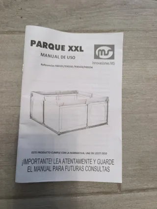 Parque infantil XXL para bebés