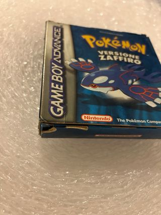 Pokemon Zaffiro Game Boy Advance con Scatola