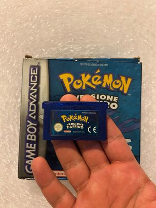 Pokemon Zaffiro Game Boy Advance con Scatola