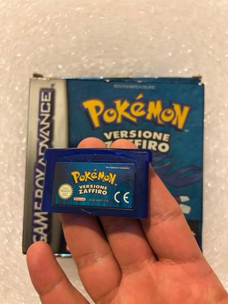 Pokemon Zaffiro Game Boy Advance con Scatola