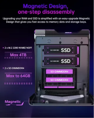 ACEMAGICIAN Mini PC AMD Ryzen 7 5700U