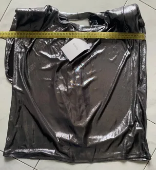 Blusa Bershka Argento Tg M