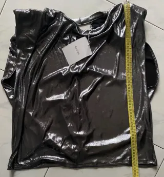 Blusa Bershka Argento Tg M