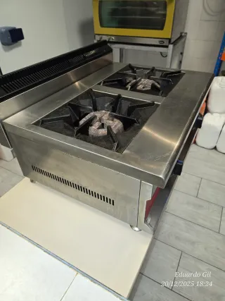 Cocina Industrial 2 Fuegos sobremesa