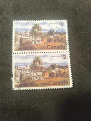2 Sellos Canadá 2$