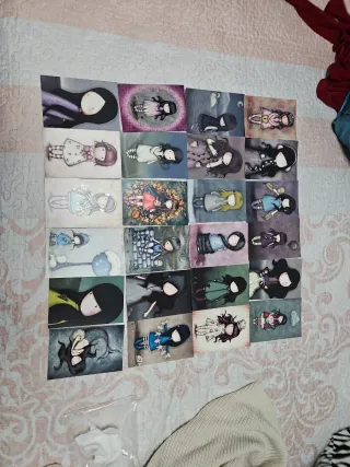 Bolso, peine y tarjetas Santoro