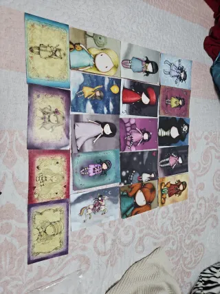 Bolso, peine y tarjetas Santoro