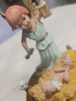 Figura Belén Ángel Niño Oveja