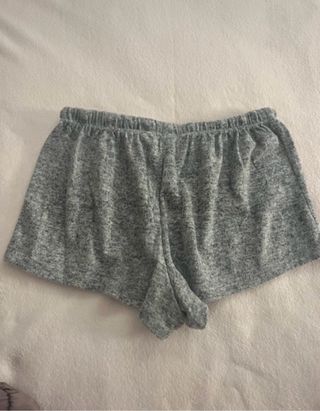 Pack 2 shorts saténrosa  y algodón gris Primark xs