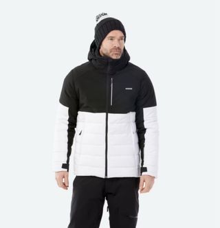 Abrigo Negro y Blanco Talla L wedze