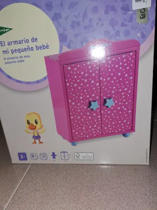 Conjunto armario y litera para muñecas