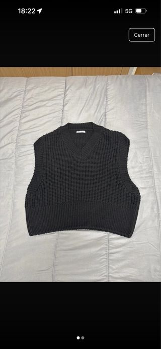 Chaleco de lana sin mangas