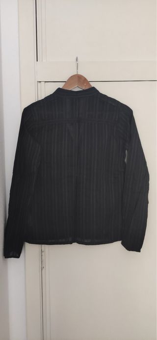 Blusa Pepe Jeans Negra con Detalles