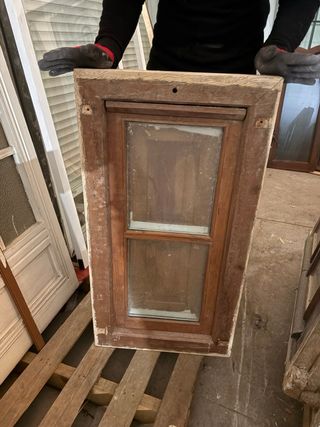 Ventana madera maciza climalit frailero