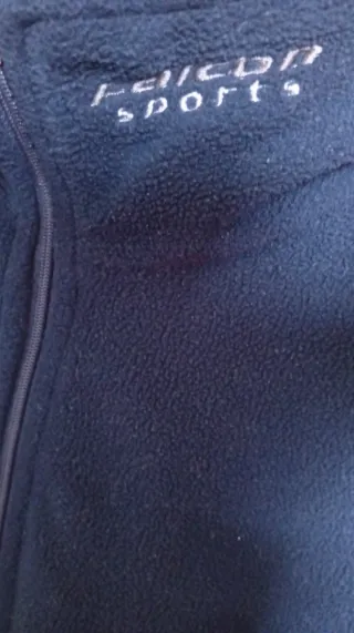 Polar azul con cremallera