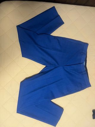 Pantalón de traje Calvin Klein azul