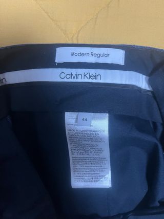 Pantalón de traje Calvin Klein azul