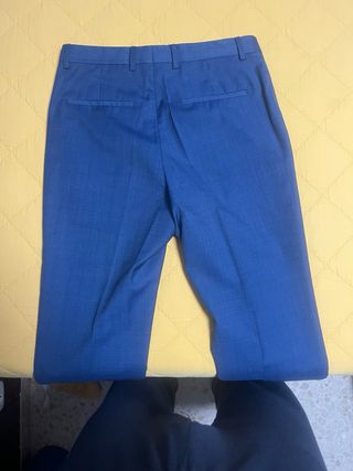 Pantalón de traje Calvin Klein azul