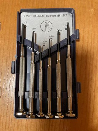 Set di 6 cacciaviti di precisione