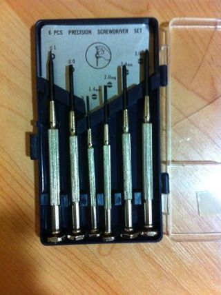 Set di 6 cacciaviti di precisione