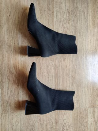 Botín Negro Guante Talla 39