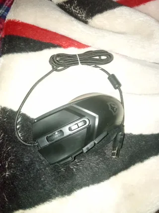 Ratón Gaming Battlettron Negro USB