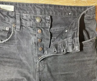 Vaqueros Zara Talla 36 Negro