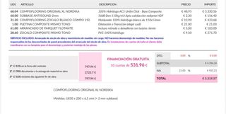 Suelo vinílico SPC hidrófugo 68m²