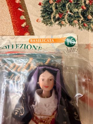 Coppia bambole ceramica Bambole delle Regioni d'It